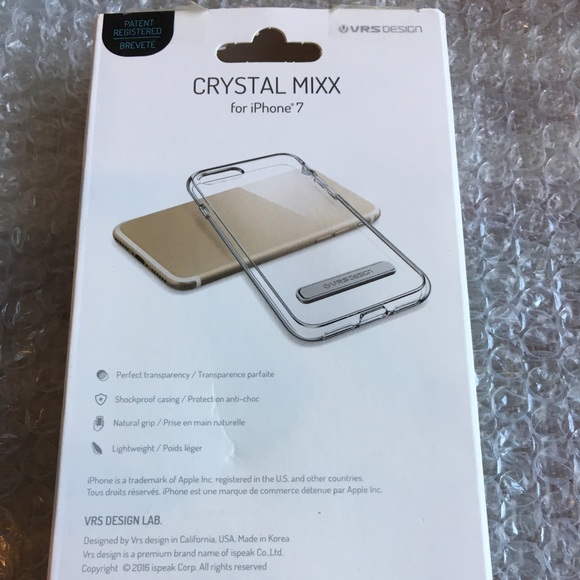 iPhone 7 Crystal Mixx Design clear case NIB - Picture 6 of 7